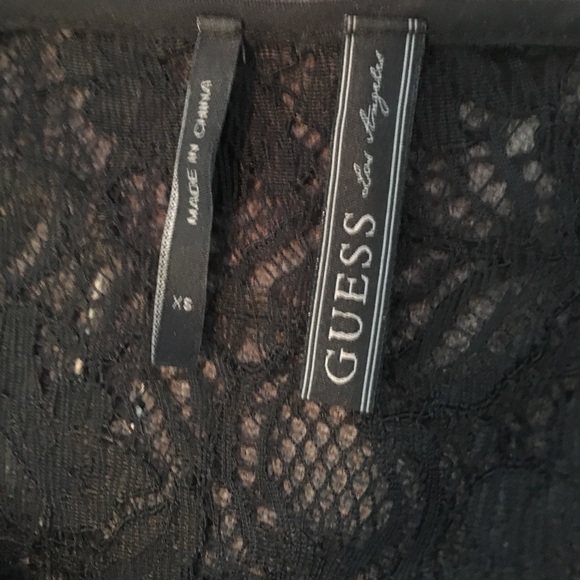 Guess black and gray sweater top! Super cute! - Picture 4 of 4